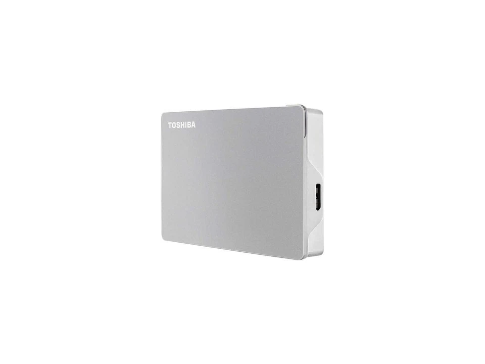 Toshiba 4TB Silver External Hard Drive USB C USB 3.0 Compatible for PC Mac Ta... - Image 3 of 4