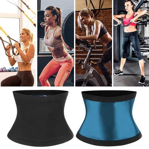 Neoprene Sauna Sweat Body Shaper Waist Trainer Sports Burner Fat BeltHO I1Y9 - Picture 15 of 21