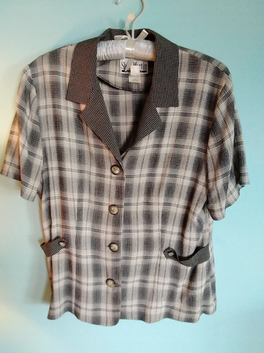 1950s 100% Silk Vintage Tops for Women for sale | eBay