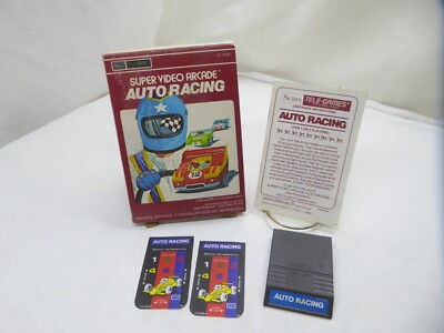 Auto Racing Sears Super Video Arcade (Intellivision, 1980) Complete