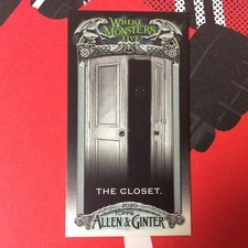 2020 Topps Allen & Ginter MWML-3 Where the Monsters Live The Closet