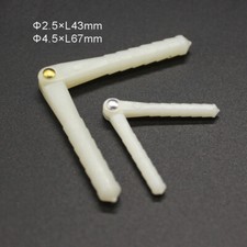 &Phi;2,5/4,5mm Kunststoff Nadel Stift Scharnier RC Hubschrauber Flugzeug Fix Fl&uuml;gel
