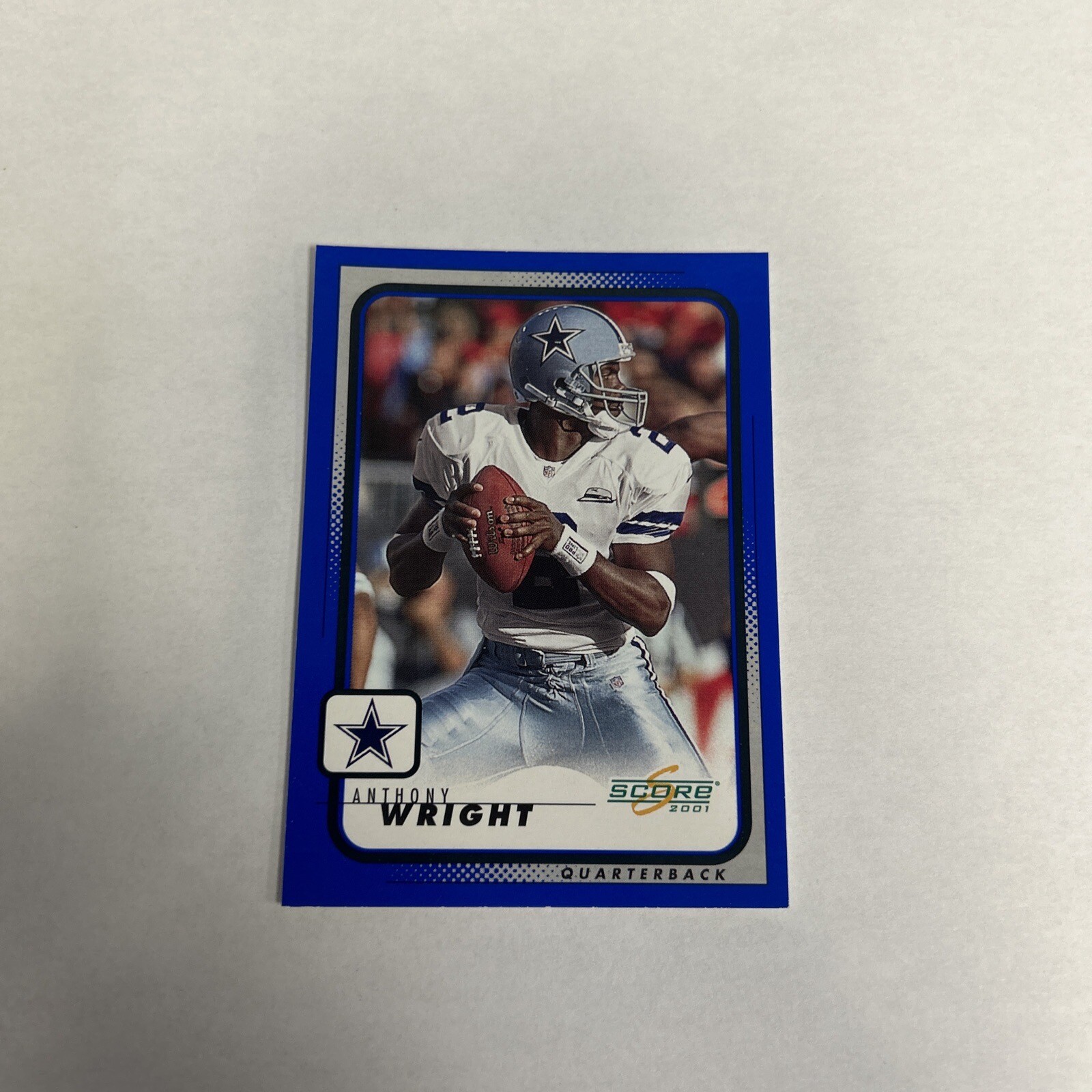 2001 Score Football Card #53 Anthony Wright 