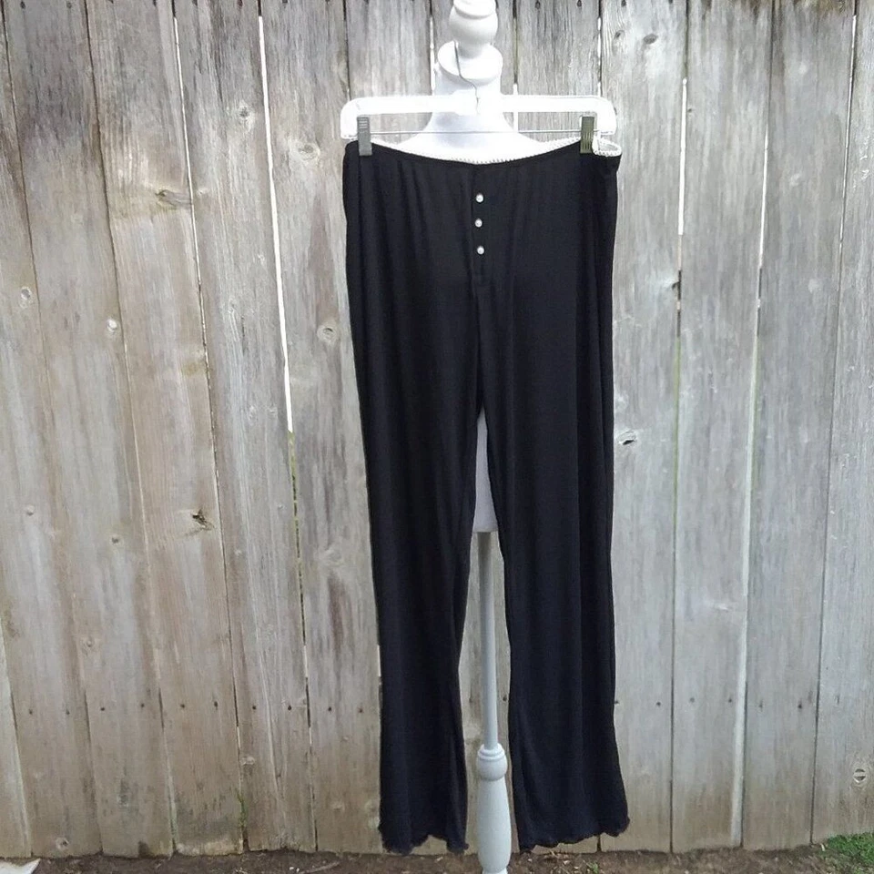 Xhilaration Women's Pajama Bottoms Black Pajama Knit XL NWOT Pull-on - Image 4 of 4