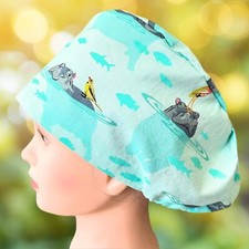 EURO Style Scrub Hyppo Serenity  Scrub Hats women euro style surgical CAP