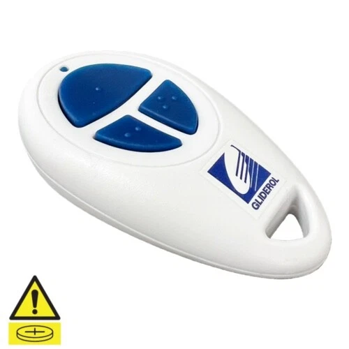 2 x Genuine Gliderol Remote Control G+ (Gen II) TM390 Blue Buttons NEW - Picture 3 of 4
