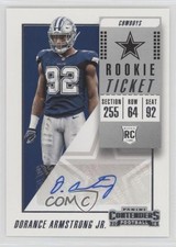 2018 Panini Contenders Rookie Ticket Auto Dorance Armstrong Jr #215 Auto 00ma