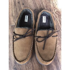 Dearfoams Men's Slippers House Shoes Moccasins XLarge Size US 13-14 UK 12-13
