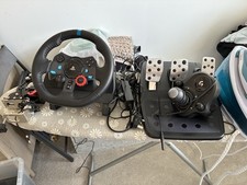Logitech G29 Racing Steering Wheel, Pedals, and Shifter And Handbrake