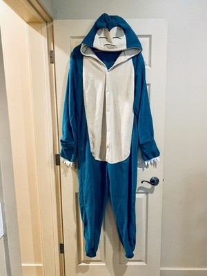   POKEMON SNORLAX KIGURUMI COSPLAY COSTUME ADULT PJS PAJAMAS SIZE LARGE  
