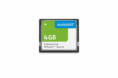Swissbit CFast Typ I 4 GB SLC Industrial Grade SATA Karte -40°C bis +85°C, TRIM
