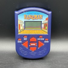 Vintage Hangman Handheld Electronic Game Milton Bradley 1995 Hand Held TESTED 