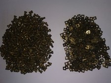 LOT DE 500 VIS 37 B + 500 ECROUS 37 A   " MECCANO ''