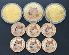 10 Dogecoin Coin Token Lot Wow Currency Crypto