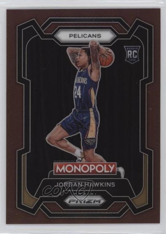 2023-24 Panini Prizm Monopoly Brown 192/249 Jordan Hawkins #56 Rookie RC 14co