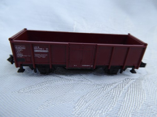 Eisenbahn Trix Hochbordwagen 510086 - 8 braun Spur N  gebraucht | Condition: Gebraucht