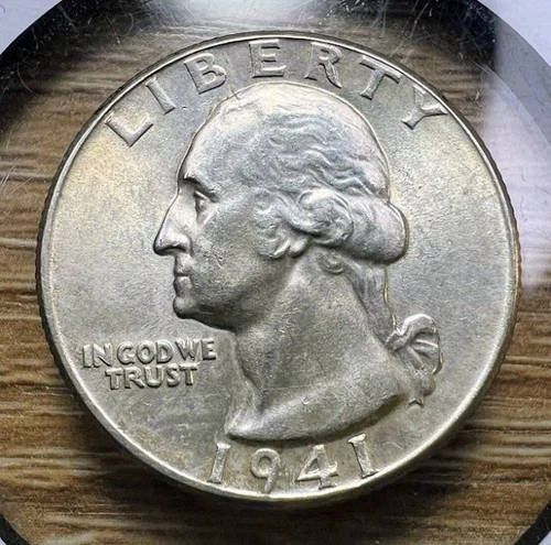 1941-P Washington Quarter - Actual Coin Shown - Free Shipping & Tracking INV#278