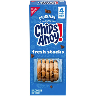 Chips Ahoy! Fresh Stacks Cookies Nabisco Original 01NOV25 Best By Date