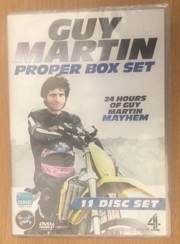 🌟GUY MARTIN🌟PROPER BOX SET🌟CH4🌟11 XDISC BOX SET🌟NEW& SEALED🌟UK🇬🇧SELLER🌟 ...