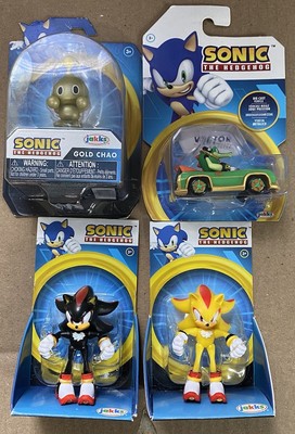 Lot Of 4 Sonic the Hedgehog 2.5'' Toy Action Figures Set Lot Jakks Pacific