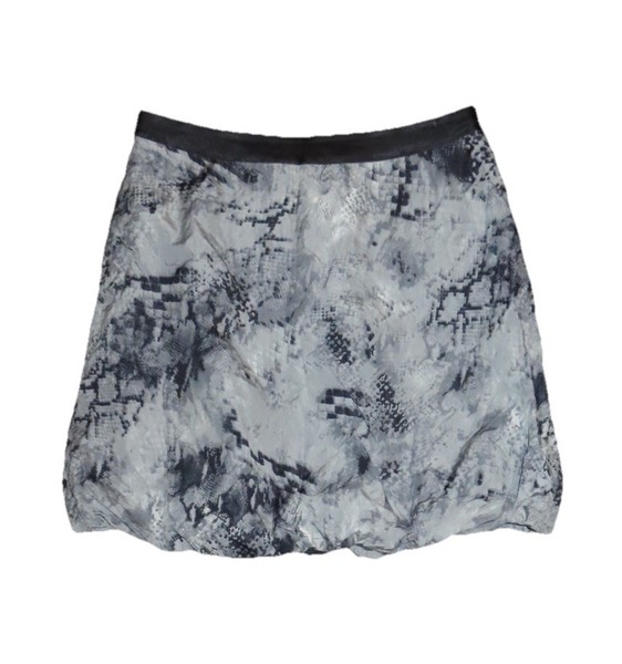 BROWN SUGAR Printed Bubble Hem Skirt Size 12 Medium M