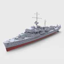 SSMODEL SSC350619S 1/350  Military Model Kit German K2 Gunboat Full Hull