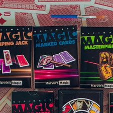 Marked Cards - Marvin's Ultimate Magic Card Tricks Set Kit New!
