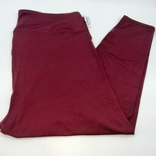 Old Navy Active Powerpress Women's Burgundy High-Rise Leggings Go Dry-Size 4X