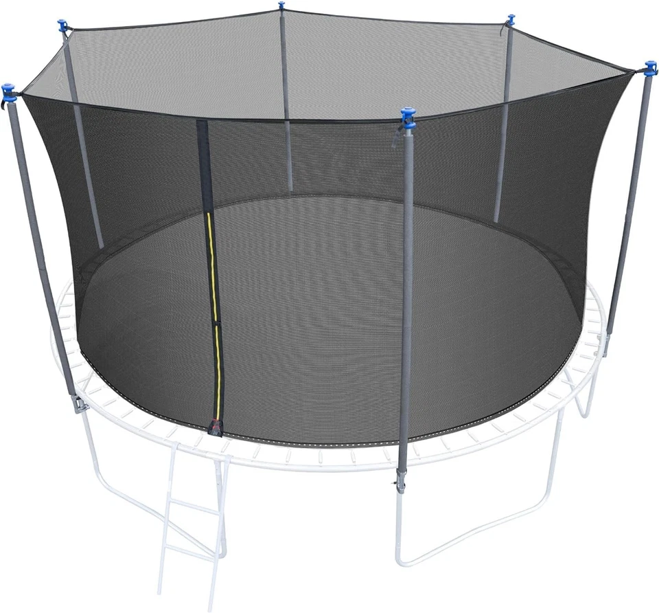 12 FT Outdoor Trampoline with Safety Enclosure Net and Ladder - Image 3 of 4