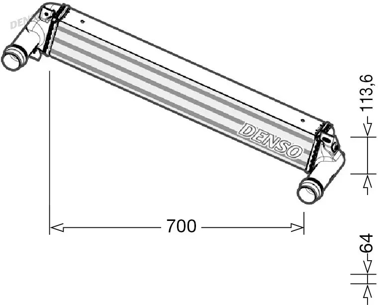 Denso Intercooler Dit06010 - Immagine 3
