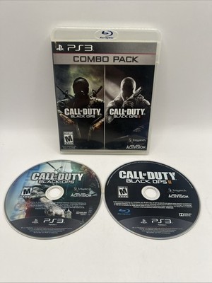 PlayStation 3 Call of Duty Black Ops 1 & 2 Combo Pack 2015 CIB Tested Working