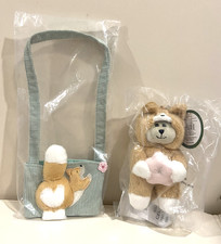 Starbucks Bearista Bear Keychain Cup Carrier Corgi Dog Blossom Sakura 2026 New
