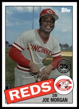 2020 Topps Update #85TB-17 Joe Morgan 1985 Topps 35th Anniversary Reds