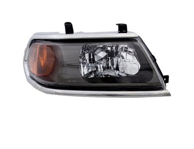 Headlight assembly For 2000-2004 Mitsubishi Montero Sport Right With Chrome Trim