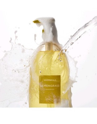 AROMATICA Lemongrass Shampoo 1L 33.8 fl. oz. Vegan Hair K-beauty
