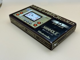 Nintendo Game & Watch MANHOLE MH-06 Gold Series 1981 Mint in Box