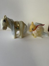 Vintage 1980s Toy Pony, Wool Mane  Tail. Bundle of 2 with extras