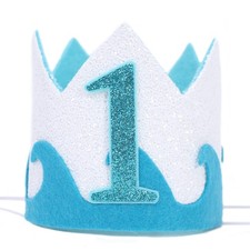 Birthday Crown 1st for Baby Boys Hat Beach Party Supplies Outfit