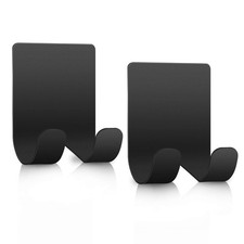 Razor Holder Shaver Hook Hanger Stand Caddy 2 Pack Self 2 Pack, Black
