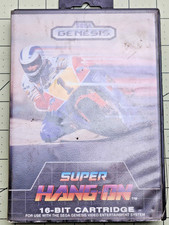 Sega Genesis Super Hang On Game, Box, NO MANUAL