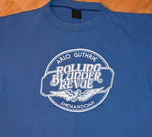 ARLO GUTHRIE rare original 70's 80's concert te 1980s vintage concert t-shirt, vintage, size XL, single stitch, B+ condition