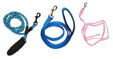 Lot Of 3 Dog Leash Nylon Comfy