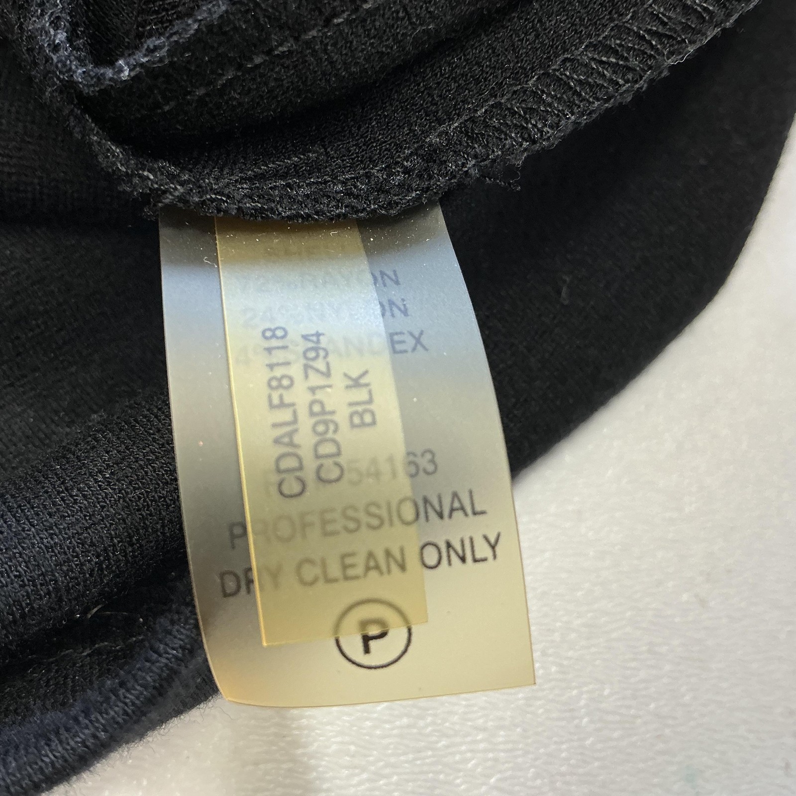 Calvin Klein Dress Womens Small Black Sheath Cap Sleeve Stretch Classic Rayon thumbnail 5