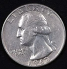 1962-D WASHINGTON QUARTER***90% SILVER