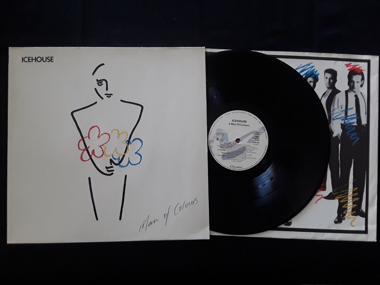 Icehouse - Man Of Colours - LP - 33T - EU 1987 - VG+/VG+