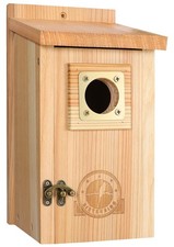 Bird Houses for outside Clearance with Copper Guard, Cedar Bird House Outdoor, B