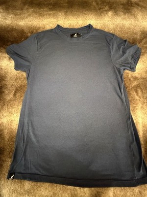 Kangol T Shirt Mens M Blue Crew Neck Short Sleeve Logo Tee Minimal Streetwear