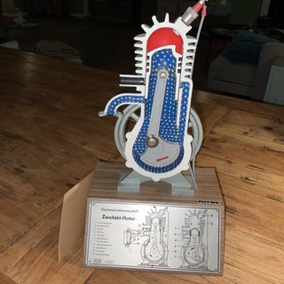 Phywe Demonstrationsmodell Zweitakt Motor Schnittmodell Selten
