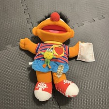 Vintage Sesame Street Check-Up Ernie Plush 14" Fisher-Price 1999