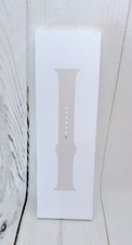 NIB Genuine Apple Brand Silicone Sport Band Starlight For Apple Watch 38/40 S/M